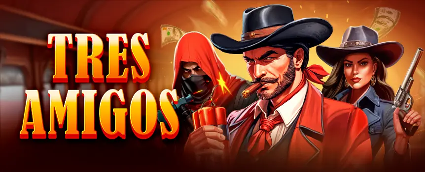 Spin into the Wild West with Tres Amigos, where legendary Jackpots, thrilling respins, and a Free Spins fiesta await all daring players.