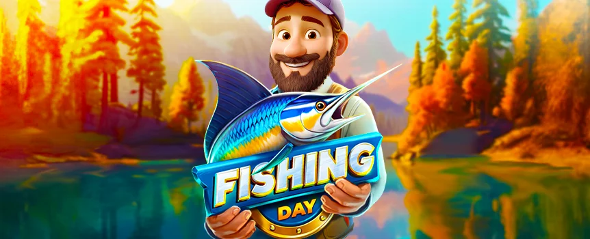 Head out for a relaxing day on the water where you’ll try to reel in big prizes by playing the Fishing Day online slot game at Café Casino.