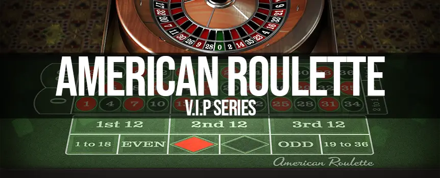 VIP American Roulette offers an exciting casino experience, letting players enjoy the anticipation of the spinning wheel and the chance for big payouts. Following the American system, the wheel features two green spaces (0 and 00). Roulette’s appeal lies in its flexibility—it can be as simple or strategic as you choose, with options to bet on colors for better odds or specific numbers for bigger rewards.