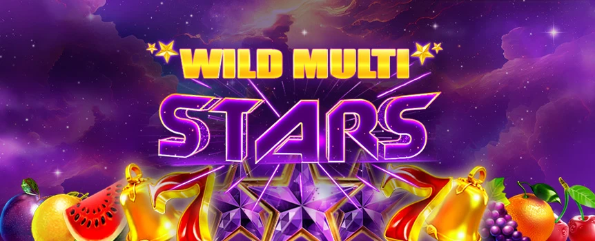 Spin the space reels in Wild Multi Stars and enjoy re-spins, Multipliers up to 5x, and the thrilling X2 Gamble Feature for extra rewards.