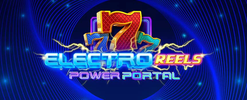 Feel the power of the moment when you step up and play the Electro Reels Power Portal online slot game at Café Casino.