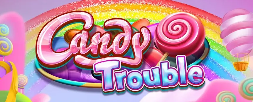 Step into the sweet chaos of Candy Trouble at Café Casino! With cascading wins, Candy Bombs, and Free Spins, this slot is a sugary delight.