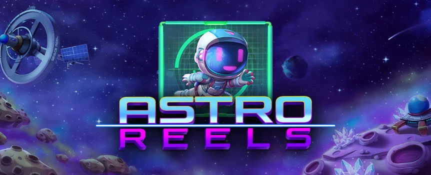 Discover the cosmos with Astro Reels! Enjoy Mini Games, Free Spins, and stunning graphics in this exciting slot game!