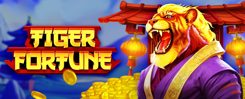 Spin the reels of the Chinese-themed Tiger Fortune online slot today at Café Casino and see if you can win the big top prize of an impressive 3,000x your bet.