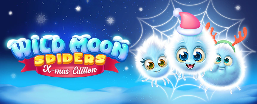 Ring in the Christmas season and land some big presents by playing the Wild Moon Spiders online slot game at Café Casino.