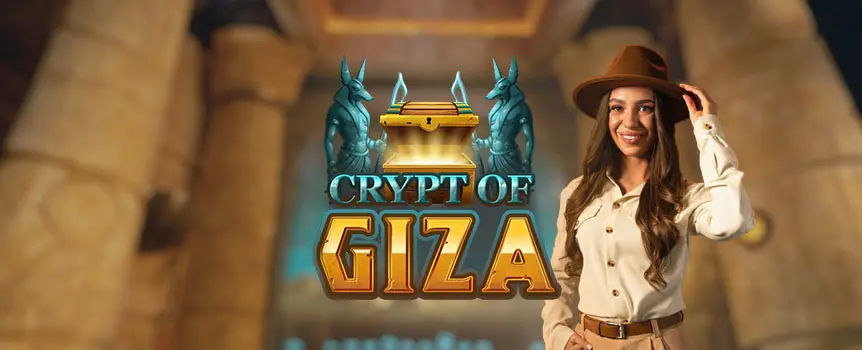 Crypt of Giza is a live pachinko-style game show that combines excitement, strategy, and high-stakes treasure hunting. Set in ancient tombs, players bet on where a ball will land among 15 numbered pockets with Multipliers up to 20x. The game is packed with thrilling Bonus Games.