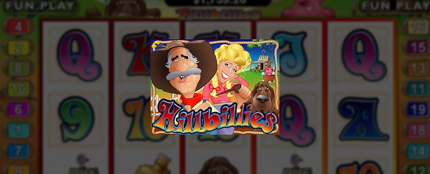 Meet the Billies in this outrageous 5-reel, 20-line slot. There's Billy-Jo, Billy-Bubba and lil' Billy-Bob, and they're all real happy to know yuh. These slack-jawed yokels got the best luck in town. Every time they show up, a real hootenanny takes place. Free spins are awarded, prizes are doubled and sometimes progressive jackpots are triggered. What a generous bunch. Have a swig of moonshine and pull up a seat beside Cletus the pig because you don't want to miss this hilarious shindig full of non-stop bonuses and knee-slapping good times.