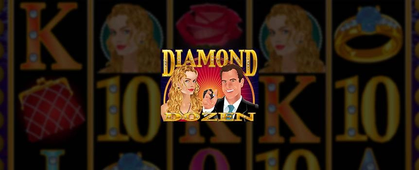 Diamonds are the focus of this glitzy 5-reel, 20-line slot game that takes place under a romantic starlit sky. Watch the precious crystals light up the reels as you spin through luxurious gifts that any lady can hope to receive. Diamond-incrusted purses, long-stemmed roses, diamond rings, a handsome bachelor and a blond bachelorette make up the more coveted icons on the reels – not including the rare white diamond that acts as a substitute and a blue diamond that acts as a scatter. Trigger the jackpot, and you'll be counting your very own diamonds by the dozen.