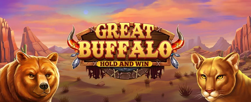 Can the buffalo be a powerful figure for you as you search for jackpots? Find out by playing the Great Buffalo Hold N Win online slot game at Café Casino.