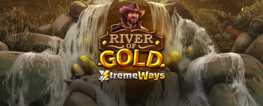 Go in search of the world’s biggest nugget in River of Gold. Play this game at Cafe Casino and see if the 40,825 max win is in your miner’s pan!