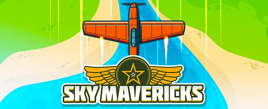 Soar through the skies in Sky Mavericks, timing your cashouts and customizing planes in a thrilling crash game with dynamic Multipliers and Autoplay functionality.