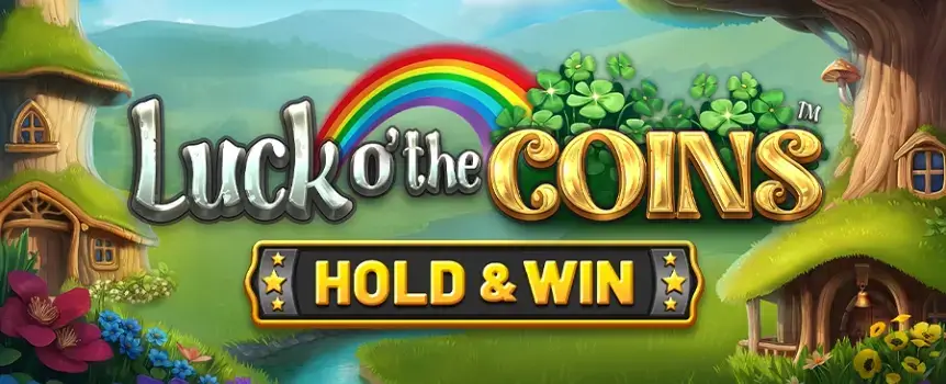 Trigger the Hold & Win Bonus on the Luck O’ The Coins Hold & Win slot and summon the aid of the Leprechaun for hefty Multipliers and huge payouts. 