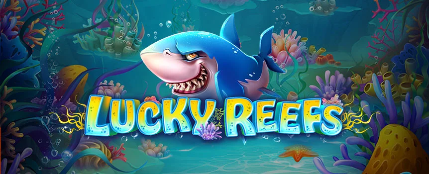 Go deep down underwater in search of some truly amazing treasures when you play the Lucky Reefs online slot game at Cafe Casino. 