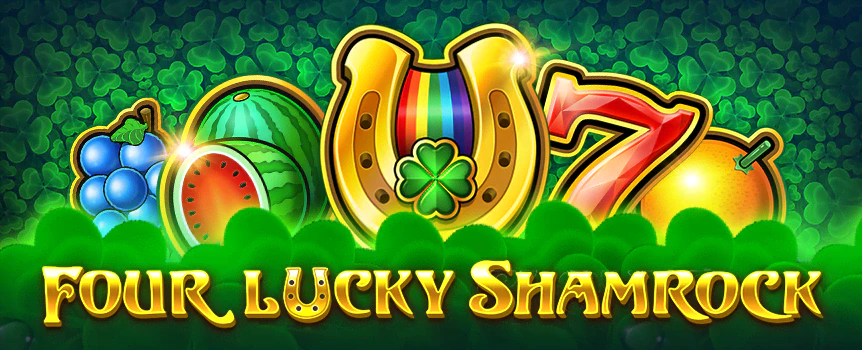 Are you ready to play one of the best Irish-themed online slots around? If so, load up Four Lucky Shamrocks, the exciting online slot at Cafe Casino where you’ll have a chance to win up to 2,500x your bet!