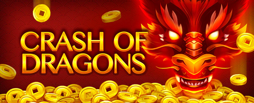 With Crash of Dragons  crash game on Café Casino, you make the call on when to take the money and run. Don’t hesitate though or the dragon will burn your winnings.