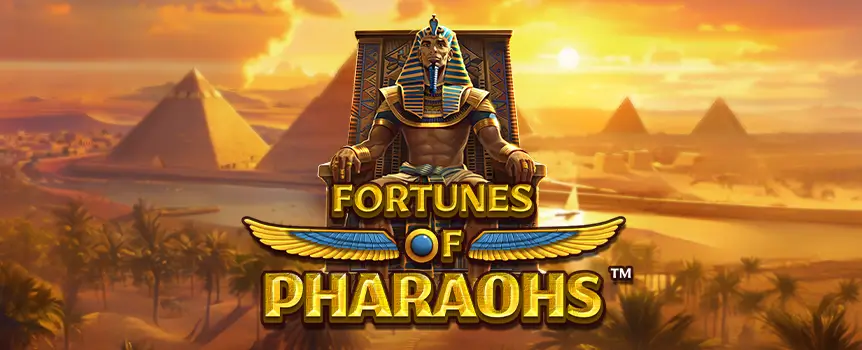 Go on an ancient Egyptian adventure to see what rewards you can win from the gods when you play the Fortunes of Pharaohs online slot game at Café Casino.