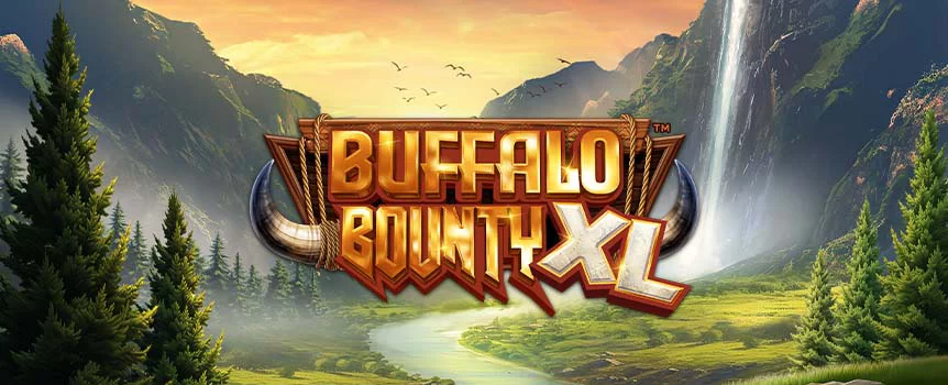 Unleash the power that’s in the buffalo stampede and try to win one of four great jackpots by playing the Buffalo Bounty XL online slot game at Café Casino.