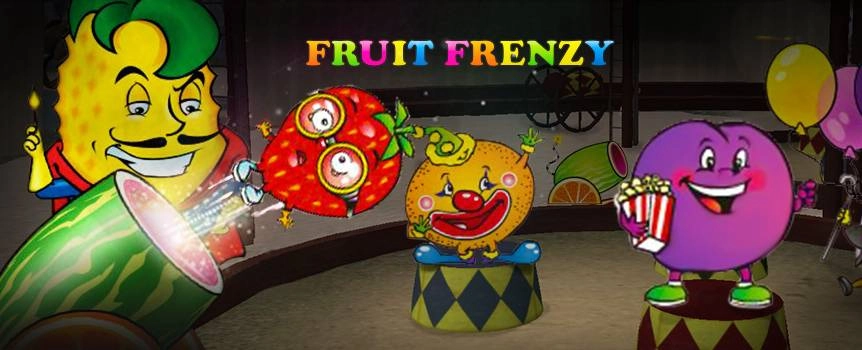 It's fruits gone wild in this quirky 5-reel, 25-line slot, where the circus acts are as entertaining as they are nutritious and delicious. Shoot nervous strawberries out of a watermelon canon, watch pears leap through the air with the greatest of ease, be entertained by a suave banana dance around in a suit and top hat – we guarantee you've never seen anything quite like this before. Trigger the Daredevil Feature, and take control of the watermelon canon, aiming to shoot the strawberry daredevil through a melon target. Successful shots will earn you coins and free spins.