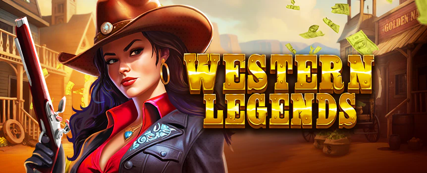 The local sheriff needs your help in Western Legends . Play this game at Cafe Casino and catch the bandits to receive the 5,000x your bet bounty! 